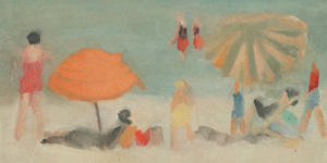 Clarice Beckett,Beach Scene,c. 1932-33.