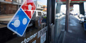 Domino’s shares have dived more than 20 per cent since February.