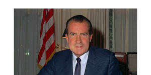 Former US president Richard Nixon became infamous for the Watergate scandal.