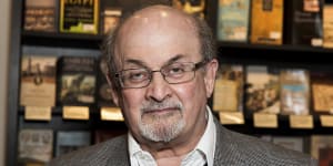 Author Salman Rushdie.