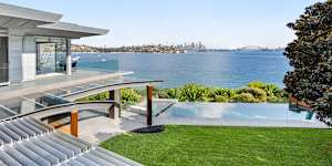 The picture-perfect views of the Myers house in Rose Bay