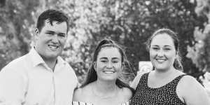 Adam,Amanda and Emma Fitzpatrick shared a close bond as siblings growing up in the NSW South West Slopes. 