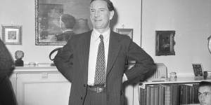 'Kim'Philby discloses how easy it was to leave the office with a big briefcase full of reports and documents which he would return the following day after they were photographed for his Soviet controllers.