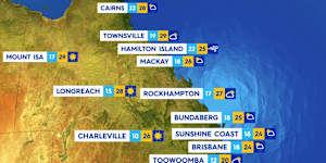 National weather forecast for Friday May 9