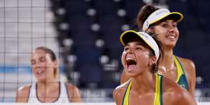 Mariafe Artacho del Solar and Taliqua Clancy have beaten Italy to advance in the Olympics.