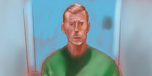 Ben Roberts-Smith appeared via audio-visual link from Silverwater Correctional Complex on Friday.