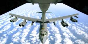 The US B-52 bomber