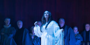 Jessica Pratt in Opera Queensland’s Lucia Di Lammermoor.