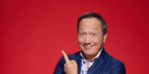 Rob Schneider on working with Sharon Stone:‘Her beauty intimidated me’