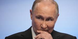 Influential but also more desperate:Russian President Vladimir Putin.