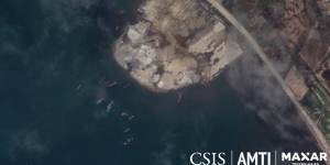 Satellite images captured of construction of Cambodia’s Ream Naval Base. 