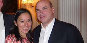 Angela Bacares Lynch and Mike Lynch.