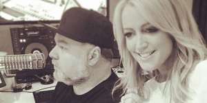 On top:Jackie Henderson and Kyle Sandilands are the toast of FM breakfast.