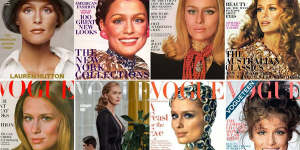 Cover girl. Lauren Hutton has appeared on 40 covers of ‘Vogue’ worldwide and a record 27 covers of US ‘Vogue’. 