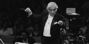 The late Leonard Bernstein:musicians and audiences alike loved his demeanour.