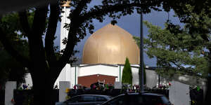 The Al Noor Masjid in Christchurch,New Zealand.