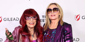 Costume designer Patricia Field (left) and Kim Cattrall have been close since they worked on Sex and the City together. 