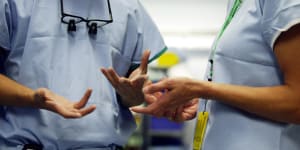 A Sydney hospital employee has been sacked for allegedly forging patient forms.