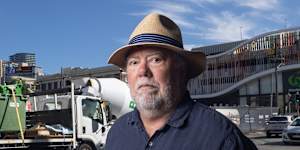 Crows Nest resident Geoff Hanmer is concerned by the prospect of weekend construction noise.