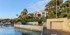 Nicky Zimmermann and Chris Olliver purchased on the Vaucluse waterfront for about $60 million.