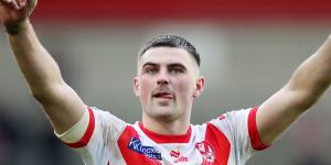 Lewis Dodd has starred for St Helens in the English Super League.