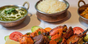 The tandoori platter at Chef's Tandoor.