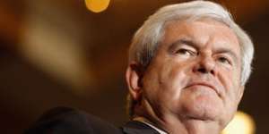 Gingrich battles on after his rival's big win