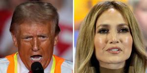 ‘We should be scared’:JLo speaks out against Trump