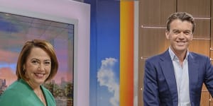 ABC News Breakfast hosts Lisa Millar and Michael Rowland have lifted the program's ratings to a record high.