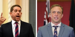New Queensland Treasurer Cameron Dick and Deputy Premier Steven Miles.
