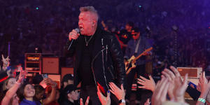 Star-power:Jimmy Barnes heads to Lightouse Rock in Queensland today.