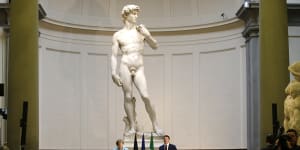 Michelangelo a genius? No,just a filthy little boy