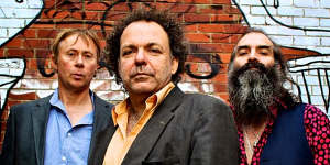 Dirty Three,from left:Mick Turner,Jim White and Warren Ellis.