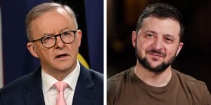 Zelensky looks to Albanese to help lift Ukraine peace summit hopes