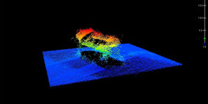 This scan shows the final resting place of the SS Montevideo Maru.