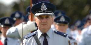 Gary Waddell,pictured in 2009,was a member of the NSW Corrective Services Honour Guard.