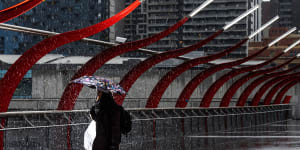 Rain,hail and icy winds hit Melbourne in the past week. 