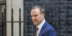 New British Foreign Secretary Dominic Raab.