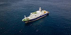 The MV Hondius was travelling from Ushuaia in Argentina to Cape Verde,off the coast of West Africa.