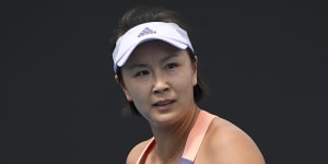 Chinese tennis star Peng Shuai