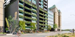 The proposed BTR Novus on Bowen in Melbourne.