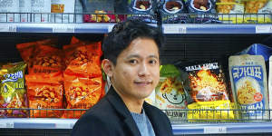 Doju chef Mika Chae at KT Mart Korean supermarket.