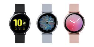 New Samsung Galaxy Watch Active2 aluminium models.