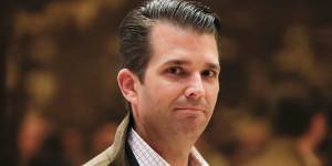 Donald Trump jnr said the attributes listed as"white"were American values.