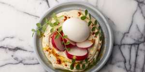 Hummus at Ezra.