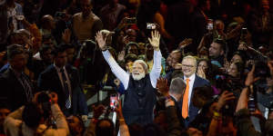 Modi and Albanese in Sydney this week.