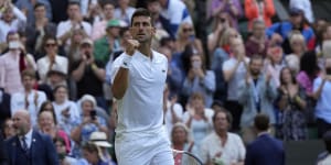 Indestructible Djokovic eliminates gallant Aussie to extend Wimbledon streak