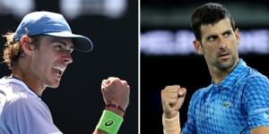 The data that shows why de Minaur will need to be at his best to beat Djokovic