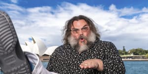 Actor Jack Black is in Australia for the release of Kung Fu Panda 4.