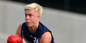 Nate Caddy is one of the most promising forwards in this year’s draft crop.